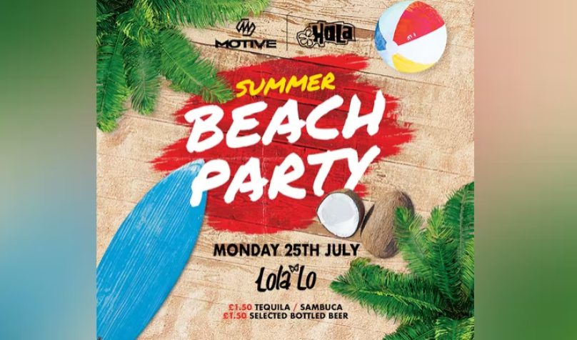 MOTIVE FT HOLA - BEACH PARTY!