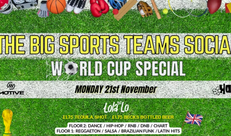 MOTIVE FT HOLA - THE BIG SPORTS TEAMS SOCIAL!