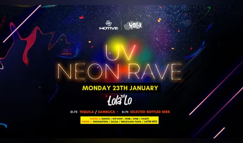 MOTIVE FT HOLA - UV NEON RAVE!