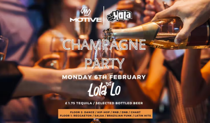 MOTIVE FT HOLA - CHAMPAGNE PARTY!