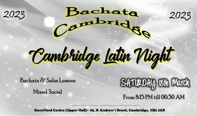 Cambridge Latin Night - Bye Bye Winter!!!