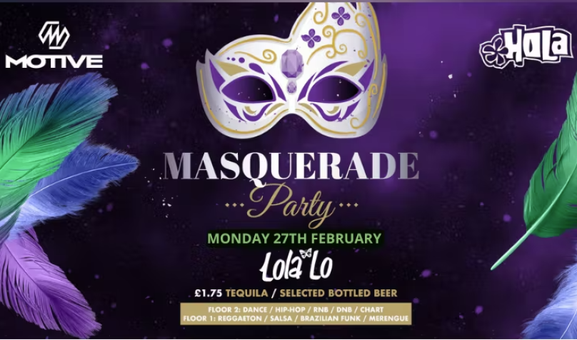 MOTIVE FT HOLA - MASQUERADE PARTY!