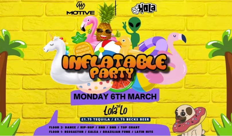 MOTIVE FT HOLA - INFLATABLE PARTY!