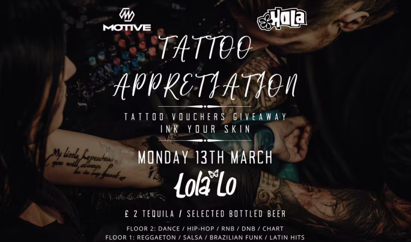 MOTIVE FT HOLA - TATTOO APPRECIATION