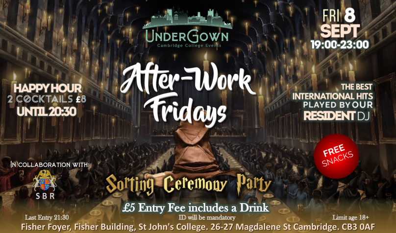 After Work Fridays by UnderGown - September