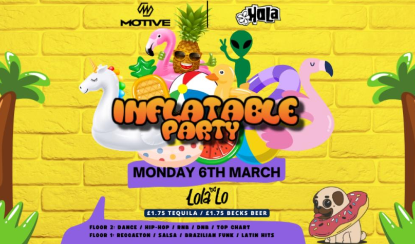 MOTIVE FT HOLA - INFLATABLES PARTY!
