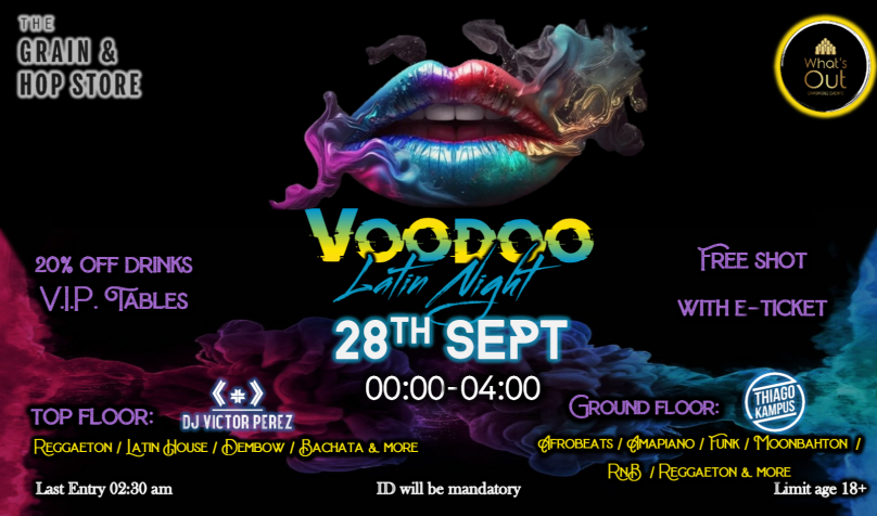 Voodoo Latin Night - 28th of September