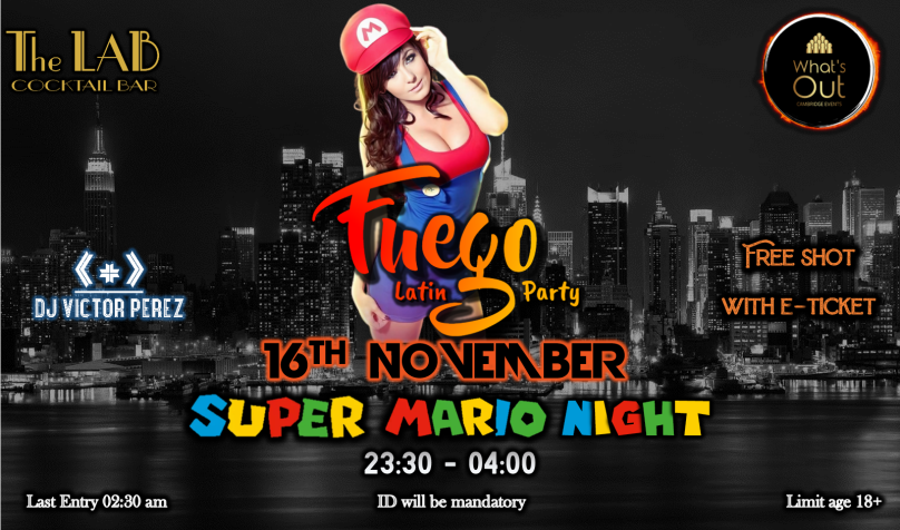 Fuego Latin Night (5th anniversary) - Super Mario Night