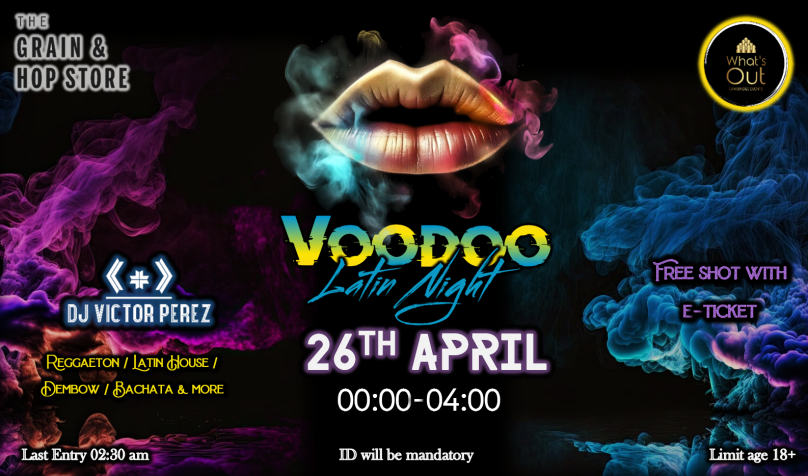 Voodoo Latin Night - 26th April